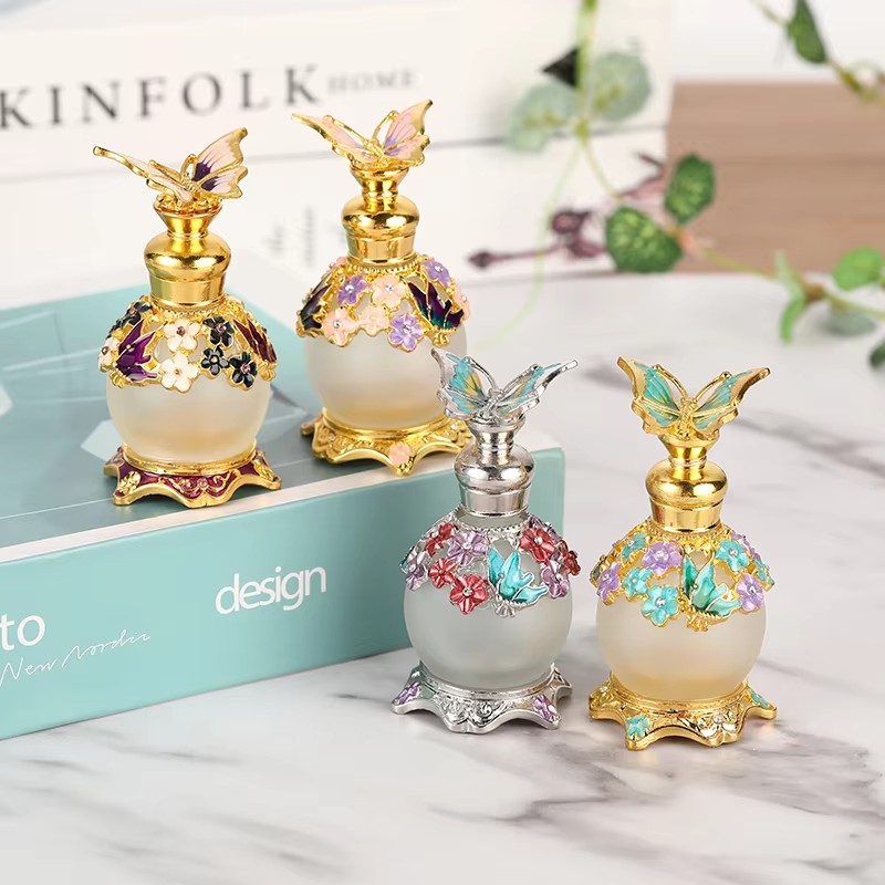 15ml Metal Butterfly Refillabl - Perfume Fragrance Attar recension och pris