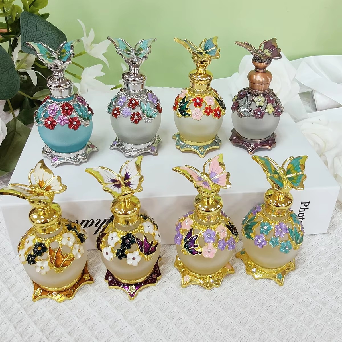 15ml Metal Butterfly Refillabl - Perfume Fragrance Attar recension och pris